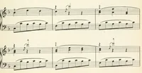 An illustration from The child's own music book : the largest collection of mothers' and childrens' songs, musical games and piano music ever published, covering completely all phases of child life (1918)