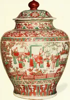 An illustration from Chinese pottery and porcelain : an account of the potter's art in China from primitive times to the present day (1915)