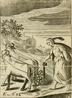 Picture 42 of 64 from Choice emblems, divine and moral, antient and modern, or, Delights for the ingenious, in above fifty select emblems , curiously ingraven upon copper-plates : with fifty pleasant poems and lots, by way of lottery, for illustrating each emblem to promote instruction and good counsel by diverting recreation (1732), leaf 151