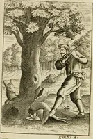 Picture 52 of 64 from Choice emblems, divine and moral, antient and modern, or, Delights for the ingenious, in above fifty select emblems , curiously ingraven upon copper-plates : with fifty pleasant poems and lots, by way of lottery, for illustrating each emblem to promote instruction and good counsel by diverting recreation (1732), leaf 183