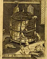 An illustration from Choice emblems, divine and moral, antient and modern; or, Delights for the ingenious, in above fifty select emblems .. (1732)