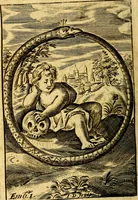 An illustration from Choice emblems, divine and moral, antient and modern; or, Delights for the ingenious, in above fifty select emblems .. (1732)