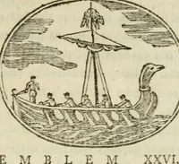 Picture 26 of 45 from Choice emblems : natural, historical, fabulous, moral and divine, for the improvement and pastime of youth : ornamented with near fifty handsome allegorical engravings, designed on purpose for this work : with pleasing and familiar descriptions to each, in prose and verse, serving to display the beauties and morals of the ancient fabulists : the whole calculated to convey the golden lessons of instruction under a new and more delightful dress : written for the amusement of the right honorable Lord Newbattle (1772), leaf 118
