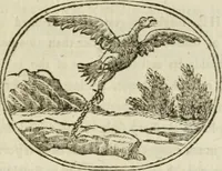 An illustration from Choice emblems : natural, historical, fabulous, moral and divine, for the improvement and pastime of youth : ornamented with near fifty handsome allegorical engravings, designed on purpose for this work : with pleasing and familiar descriptions to each, in prose and verse, serving to display the beauties and morals of the ancient fabulists : the whole calculated to convey the golden lessons of instruction under a new and more delightful dress : written for the amusement of the right honorable Lord Newbattle (1772)