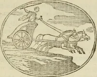 An illustration from Choice emblems : natural, historical, fabulous, moral and divine, for the improvement and pastime of youth : ornamented with near fifty handsome allegorical engravings, designed on purpose for this work : with pleasing and familiar descriptions to each, in prose and verse, serving to display the beauties and morals of the ancient fabulists : the whole calculated to convey the golden lessons of instruction under a new and more delightful dress : written for the amusement of the right honorable Lord Newbattle (1772)