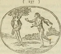 An illustration from Choice emblems : natural, historical, fabulous, moral and divine, for the improvement and pastime of youth : ornamented with near fifty handsome allegorical engravings, designed on purpose for this work : with pleasing and familiar descriptions to each, in prose and verse, serving to display the beauties and morals of the ancient fabulists : the whole calculated to convey the golden lessons of instruction under a new and more delightful dress : written for the amusement of the right honorable Lord Newbattle (1772)