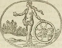 An illustration from Choice emblems : natural, historical, fabulous, moral and divine, for the improvement and pastime of youth : ornamented with near fifty handsome allegorical engravings, designed on purpose for this work : with pleasing and familiar descriptions to each, in prose and verse, serving to display the beauties and morals of the ancient fabulists : the whole calculated to convey the golden lessons of instruction under a new and more delightful dress : written for the amusement of the right honorable Lord Newbattle (1772)
