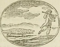 An illustration from Choice emblems : natural, historical, fabulous, moral and divine, for the improvement and pastime of youth : ornamented with near fifty handsome allegorical engravings, designed on purpose for this work : with pleasing and familiar descriptions to each, in prose and verse, serving to display the beauties and morals of the ancient fabulists : the whole calculated to convey the golden lessons of instruction under a new and more delightful dress : written for the amusement of the right honorable Lord Newbattle (1772)