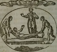 An illustration from Choice emblems, natural, historical, fabulous, moral, and divine : for the improvement and pastime of youth : displaying the beauties and morals of the ancient fabulists, the whole calculated to convey the golden lessons of instruction under a new and more delightful dress : written for the amusement of a young nobleman (1793)