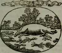 An illustration from Choice emblems, natural, historical, fabulous, moral, and divine : for the improvement and pastime of youth : displaying the beauties and morals of the ancient fabulists, the whole calculated to convey the golden lessons of instruction under a new and more delightful dress : written for the amusement of a young nobleman (1793)