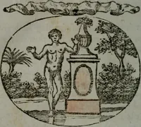 An illustration from Choice emblems, natural, historical, fabulous, moral, and divine : for the improvement and pastime of youth : displaying the beauties and morals of the ancient fabulists, the whole calculated to convey the golden lessons of instruction under a new and more delightful dress : written for the amusement of a young nobleman (1793)