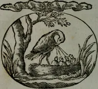 An illustration from Choice emblems, natural, historical, fabulous, moral, and divine : for the improvement and pastime of youth : displaying the beauties and morals of the ancient fabulists, the whole calculated to convey the golden lessons of instruction under a new and more delightful dress : written for the amusement of a young nobleman (1793)