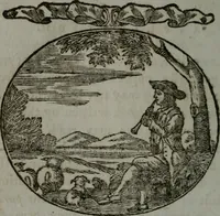 An illustration from Choice emblems, natural, historical, fabulous, moral, and divine : for the improvement and pastime of youth : displaying the beauties and morals of the ancient fabulists, the whole calculated to convey the golden lessons of instruction under a new and more delightful dress : written for the amusement of a young nobleman (1793)
