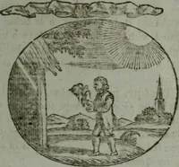 An illustration from Choice emblems, natural, historical, fabulous, moral, and divine : for the improvement and pastime of youth : displaying the beauties and morals of the ancient fabulists, the whole calculated to convey the golden lessons of instruction under a new and more delightful dress : written for the amusement of a young nobleman (1793)