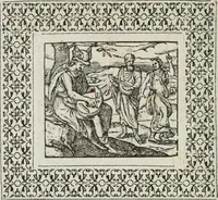 Picture 89 of 169 from A Choice of Emblemes, and other devises : For the moste parte gathered out of sundrie writers, Englished and Moralized. And divers newly devised (1586), leaf 101