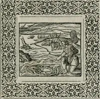 Picture 95 of 169 from A Choice of Emblemes, and other devises : For the moste parte gathered out of sundrie writers, Englished and Moralized. And divers newly devised (1586), leaf 106