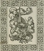 Picture 105 of 169 from A Choice of Emblemes, and other devises : For the moste parte gathered out of sundrie writers, Englished and Moralized. And divers newly devised (1586), leaf 120
