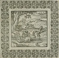 Picture 120 of 169 from A Choice of Emblemes, and other devises : For the moste parte gathered out of sundrie writers, Englished and Moralized. And divers newly devised (1586), leaf 136