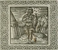 Picture 136 of 169 from A Choice of Emblemes, and other devises : For the moste parte gathered out of sundrie writers, Englished and Moralized. And divers newly devised (1586), leaf 150