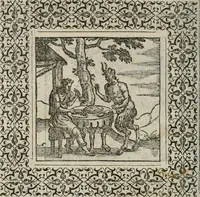 An illustration from A Choice of Emblemes, and other devises : For the moste parte gathered out of sundrie writers, Englished and Moralized. And divers newly devised (1586)