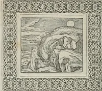 Picture 15 of 169 from A Choice of Emblemes, and other devises : For the moste parte gathered out of sundrie writers, Englished and Moralized. And divers newly devised (1586), leaf 35