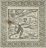 Picture 25 of 169 from A Choice of Emblemes, and other devises : For the moste parte gathered out of sundrie writers, Englished and Moralized. And divers newly devised (1586), leaf 45