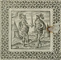 An illustration from A Choice of Emblemes, and other devises : For the moste parte gathered out of sundrie writers, Englished and Moralized. And divers newly devised (1586)