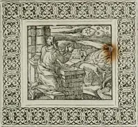 Picture 32 of 169 from A Choice of Emblemes, and other devises : For the moste parte gathered out of sundrie writers, Englished and Moralized. And divers newly devised (1586), leaf 52