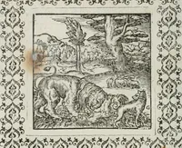 Picture 34 of 169 from A Choice of Emblemes, and other devises : For the moste parte gathered out of sundrie writers, Englished and Moralized. And divers newly devised (1586), leaf 53