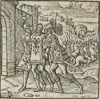 An illustration from A Choice of Emblemes, and other devises : For the moste parte gathered out of sundrie writers, Englished and Moralized. And divers newly devised (1586)