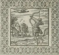 Picture 75 of 169 from A Choice of Emblemes, and other devises : For the moste parte gathered out of sundrie writers, Englished and Moralized. And divers newly devised (1586), leaf 87