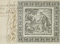 Picture 79 of 169 from A Choice of Emblemes, and other devises : For the moste parte gathered out of sundrie writers, Englished and Moralized. And divers newly devised (1586), leaf 91