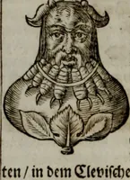 Picture 47 of 75 from Iconologia deorum, oder Abbildung der Götter : welche von den alten verehret Worden ; ais dem Welt-berümtesten Antichen der Griechischen und Römischen Statuen, auch in Marmel, Porfido-Stein, Metall, Agat, Onyx, Sardonich und andren Edelsteinen befindlichen Bildereyen, sorgfältig abgesehen, samt dero eigentlicher Beschreibung und Erklärung der Heidnischen Tempel-Ceremonien, auch Vorbildung der thiere und anderer Sachen, die auf hieroglyphische und emblematische Art, nach Weise der Egyptischen Schrifften, schicklich können vorgebracht und auf einen gewissen Verstand gerichtet werden ; deme allem vorgefügt ist, des durchleuchtigen Palm-Ordens der Hochlöbl. fruchtbringenden Gesellschaft auf dem Parnass aufgestellter ehren-Tempel (1680), leaf 241