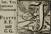 Picture 63 of 75 from Iconologia deorum, oder Abbildung der Götter : welche von den alten verehret Worden ; ais dem Welt-berümtesten Antichen der Griechischen und Römischen Statuen, auch in Marmel, Porfido-Stein, Metall, Agat, Onyx, Sardonich und andren Edelsteinen befindlichen Bildereyen, sorgfältig abgesehen, samt dero eigentlicher Beschreibung und Erklärung der Heidnischen Tempel-Ceremonien, auch Vorbildung der thiere und anderer Sachen, die auf hieroglyphische und emblematische Art, nach Weise der Egyptischen Schrifften, schicklich können vorgebracht und auf einen gewissen Verstand gerichtet werden ; deme allem vorgefügt ist, des durchleuchtigen Palm-Ordens der Hochlöbl. fruchtbringenden Gesellschaft auf dem Parnass aufgestellter ehren-Tempel (1680), leaf 297