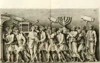 An illustration from Iconologia deorum, oder Abbildung der Götter : welche von den alten verehret Worden ; ais dem Welt-berümtesten Antichen der Griechischen und Römischen Statuen, auch in Marmel, Porfido-Stein, Metall, Agat, Onyx, Sardonich und andren Edelsteinen befindlichen Bildereyen, sorgfältig abgesehen, samt dero eigentlicher Beschreibung und Erklärung der Heidnischen Tempel-Ceremonien, auch Vorbildung der thiere und anderer Sachen, die auf hieroglyphische und emblematische Art, nach Weise der Egyptischen Schrifften, schicklich können vorgebracht und auf einen gewissen Verstand gerichtet werden ; deme allem vorgefügt ist, des durchleuchtigen Palm-Ordens der Hochlöbl. fruchtbringenden Gesellschaft auf dem Parnass aufgestellter ehren-Tempel (1680)