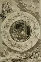 An illustration from Iconologia deorum, oder Abbildung der Götter : welche von den alten verehret Worden ; ais dem Welt-berümtesten Antichen der Griechischen und Römischen Statuen, auch in Marmel, Porfido-Stein, Metall, Agat, Onyx, Sardonich und andren Edelsteinen befindlichen Bildereyen, sorgfältig abgesehen, samt dero eigentlicher Beschreibung und Erklärung der Heidnischen Tempel-Ceremonien, auch Vorbildung der thiere und anderer Sachen, die auf hieroglyphische und emblematische Art, nach Weise der Egyptischen Schrifften, schicklich können vorgebracht und auf einen gewissen Verstand gerichtet werden ; deme allem vorgefügt ist, des durchleuchtigen Palm-Ordens der Hochlöbl. fruchtbringenden Gesellschaft auf dem Parnass aufgestellter ehren-Tempel (1680)