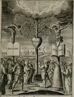 Picture 41 of 136 from Christeliicken waerseggher : de principale stucken van t'Christen geloof en Leuen int cort begrijpende : met een rolle der deugtsaemheyt daer op dienende : ende een schildt-wacht teghen de valsche waersegghers, tooueraers, etc. (1603), leaf 168