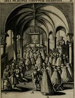 Picture 45 of 136 from Christeliicken waerseggher : de principale stucken van t'Christen geloof en Leuen int cort begrijpende : met een rolle der deugtsaemheyt daer op dienende : ende een schildt-wacht teghen de valsche waersegghers, tooueraers, etc. (1603), leaf 186