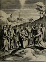 Picture 7 of 136 from Christeliicken waerseggher : de principale stucken van t'Christen geloof en Leuen int cort begrijpende : met een rolle der deugtsaemheyt daer op dienende : ende een schildt-wacht teghen de valsche waersegghers, tooueraers, etc. (1603), leaf 28