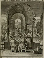 Picture 9 of 136 from Christeliicken waerseggher : de principale stucken van t'Christen geloof en Leuen int cort begrijpende : met een rolle der deugtsaemheyt daer op dienende : ende een schildt-wacht teghen de valsche waersegghers, tooueraers, etc. (1603), leaf 40