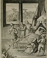 Picture 117 of 136 from Christeliicken waerseggher : de principale stucken van t'Christen geloof en Leuen int cort begrijpende : met een rolle der deugtsaemheyt daer op dienende : ende een schildt-wacht teghen de valsche waersegghers, tooueraers, etc. (1603), leaf 514