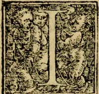 An illustration from Christianae religionis institutio : totam ferè pietatis summã & quicquid est in doctrina salutis cognitu necessarium complectens : omnibus pietatis studiosis lectu dignissimum opus, ac recens editum Praefatio ad Christianissimum regem franciae, qua hic ei liber pro confessione fidei offertur .. (1536)