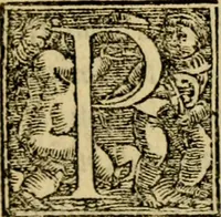 An illustration from Christianae religionis institutio : totam ferè pietatis summã & quicquid est in doctrina salutis cognitu necessarium complectens : omnibus pietatis studiosis lectu dignissimum opus, ac recens editum Praefatio ad Christianissimum regem franciae, qua hic ei liber pro confessione fidei offertur .. (1536)