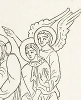 An illustration from Christian iconography; or, The history of Christian art in the middle ages (1851)
