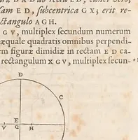 An illustration from Christiani Hvgenii ... Horologivm oscillatorivm : sive, De motv pendvlorvm ad horologia aptato demonstrationes geometricæ (1673)