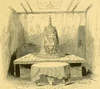 An illustration from Christianity in Ceylon : its introduction and progress under the Portuguese, the Dutch, the British, and American missions; with an historical sketch of the Brahmanical and Buddhist superstitions (1850)