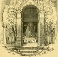 An illustration from Christianity in Ceylon : its introduction and progress under the Portuguese, the Dutch, the British, and American missions; with an historical sketch of the Brahmanical and Buddhist superstitions (1850)