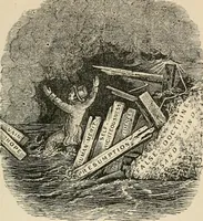 An illustration from Christian similitudes: being a series of emblematic engravings, with written explanations, miscellaneous observations, and religious reflections, designed to illustrate divine truth, in accordance with the cardinal principles of Christianity .. (1866)