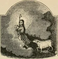 An illustration from Christian similitudes: being a series of emblematic engravings, with written explanations, miscellaneous observations, and religious reflections, designed to illustrate divine truth, in accordance with the cardinal principles of Christianity .. (1866)