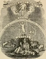 An illustration from Christian similitudes: being a series of emblematic engravings, with written explanations, miscellaneous observations, and religious reflections, designed to illustrate divine truth, in accordance with the cardinal principles of Christianity .. (1866)